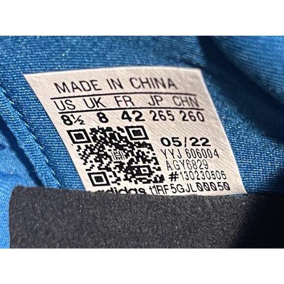 New Men’s 8.5 Adidas The Road Shoes Blue Rush Cycling Road Shoes GY6829 - Picture 7 of 10